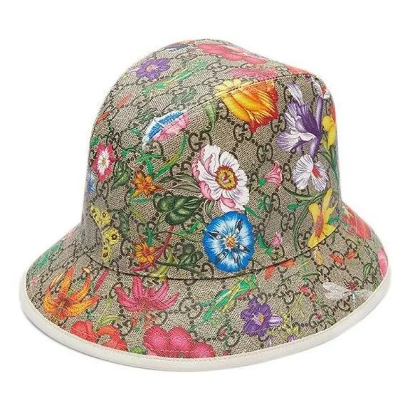 Gucci GG Flora Pattern Fedora 'Beige' 603988-4HI89-8477 sold by KicksCrew