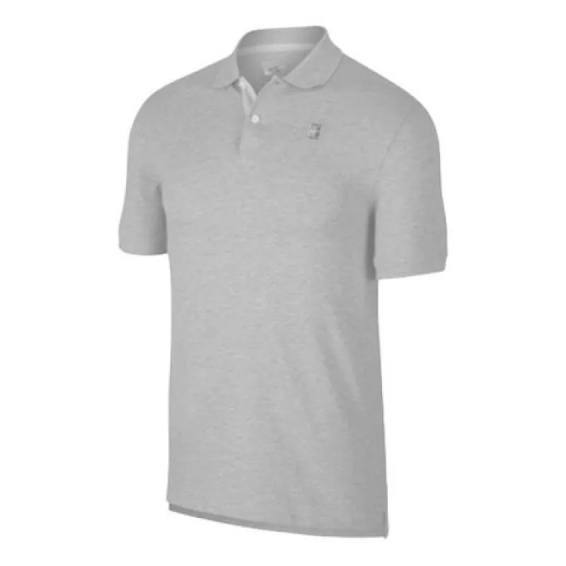 Men's Nike Dri-FIT Gray Polo Shirt BQ4461-063 sold by KicksCrew