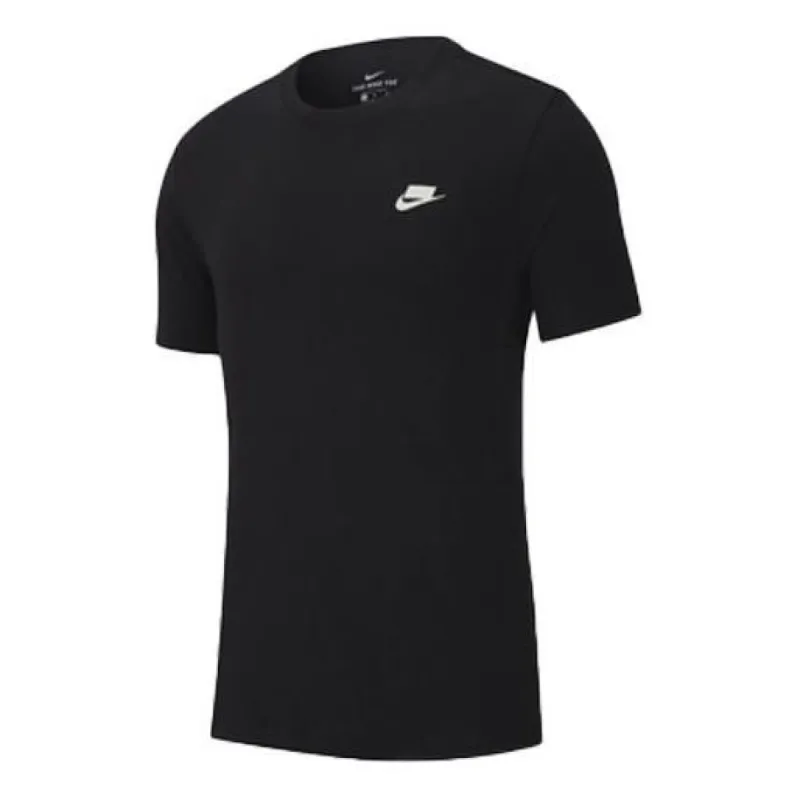 Nike FUTURA Athleisure Casual Sports Short Sleeve Black AV9956-010 sold by KicksCrew