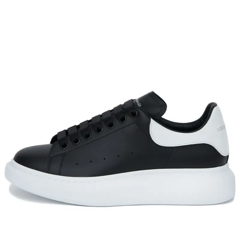 Alexander McQueen Oversized Sneaker 'Black White' 553680WHGP51070 sold by KicksCrew