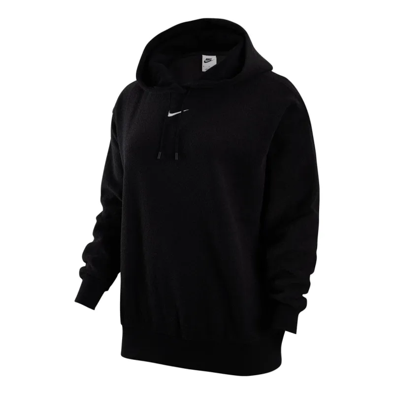 (WMNS) Nike Sportswear Logo Hoodie 'Black' DV7100-010 sold by KicksCrew