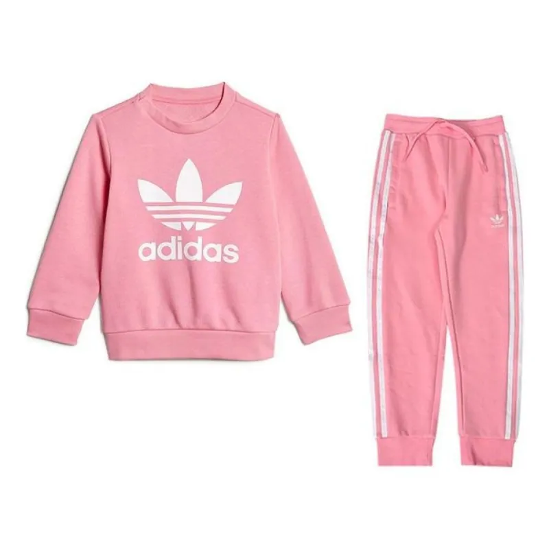 (PS) adidas Adicolor Crew Set 'Pink' HK2924 sold by KicksCrew
