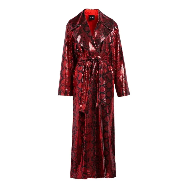 (WMNS) adidas Originals x IVY Park SEQ Duster Jacket 'Red' HH7330 sold by KicksCrew