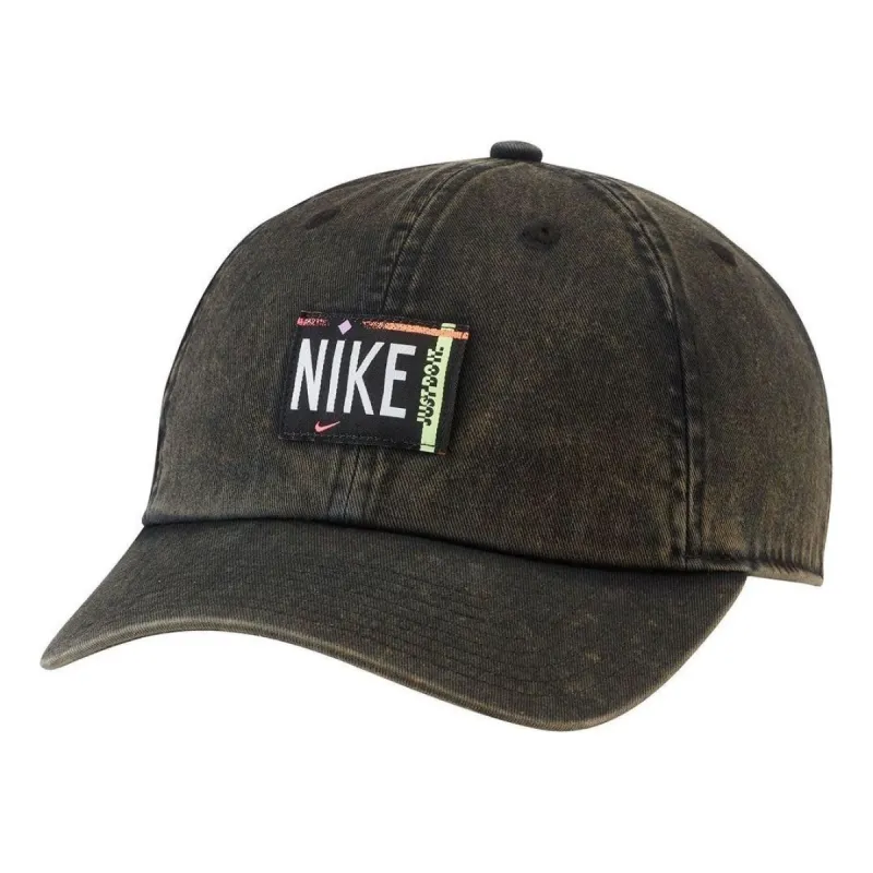 (WMNS) Nike Sportswear Heritage 86 Washed Cap 'Black' DH2058-010 sold by KicksCrew