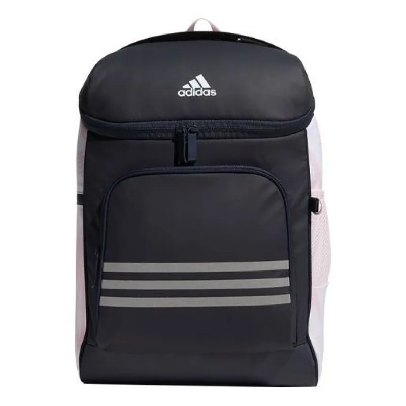 (GS) Adidas YK Square Backpack 'Black Pink' HE2624 sold by KicksCrew