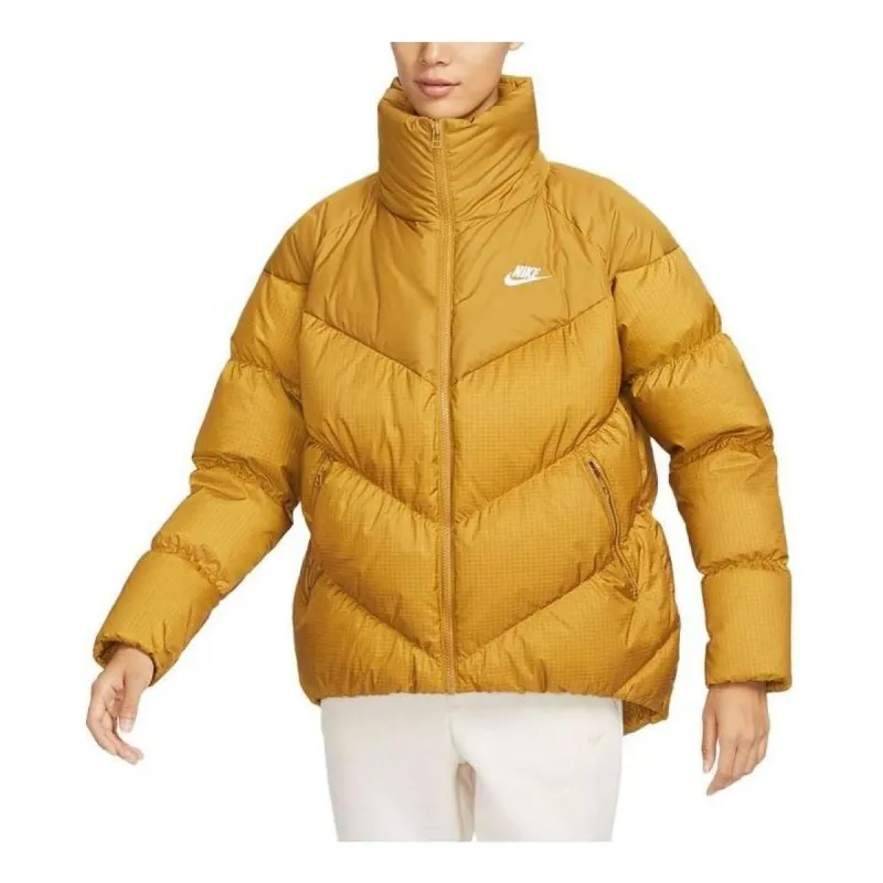 (WMNS) Nike Sportswear Windpuffer Therma-FIT Loose Puffer Jacket 'Brown' FD8212-716 sold by KicksCrew