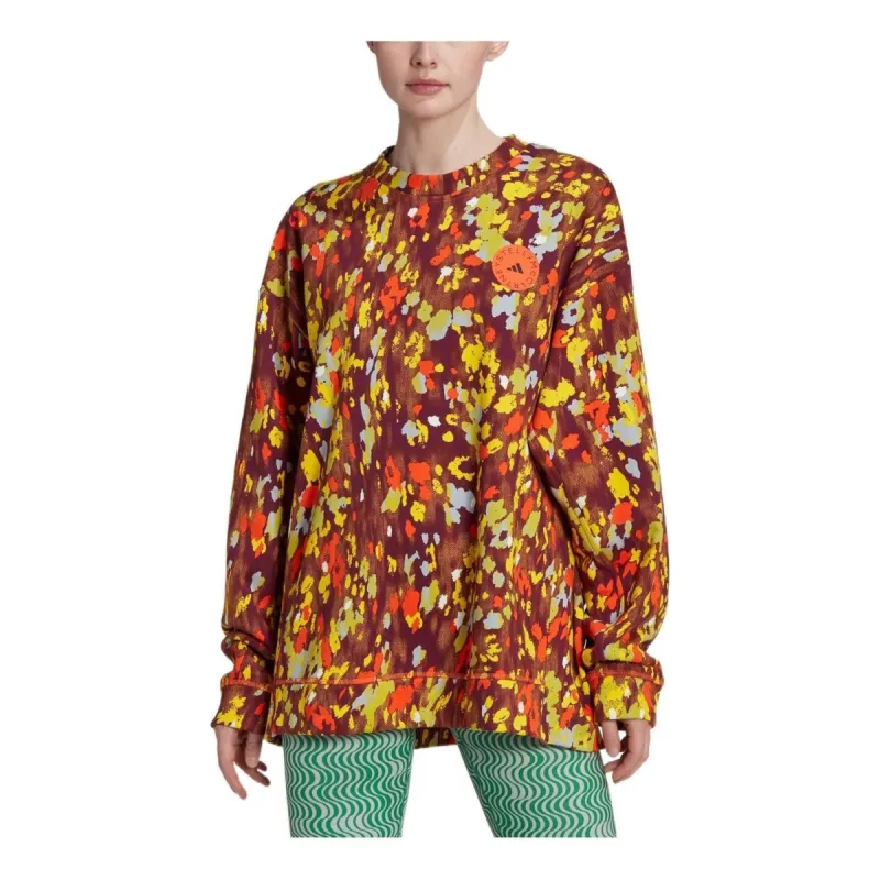 adidas By Stella McCartney Floral Print Sweatshirt 'Multi-Color' HI6067 sold by KicksCrew
