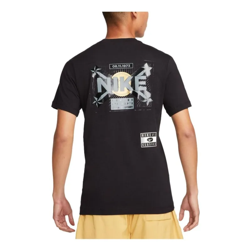 Nike HipHop Cotton Graphic T-Shirt 'Black' FB9773-010 sold by KicksCrew