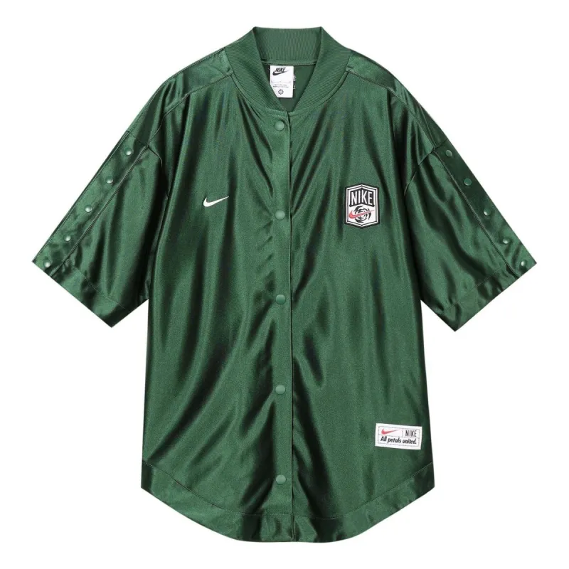 (WMNS) Nike Sportswear Shirt 'Green' FQ0700-323 sold by KicksCrew
