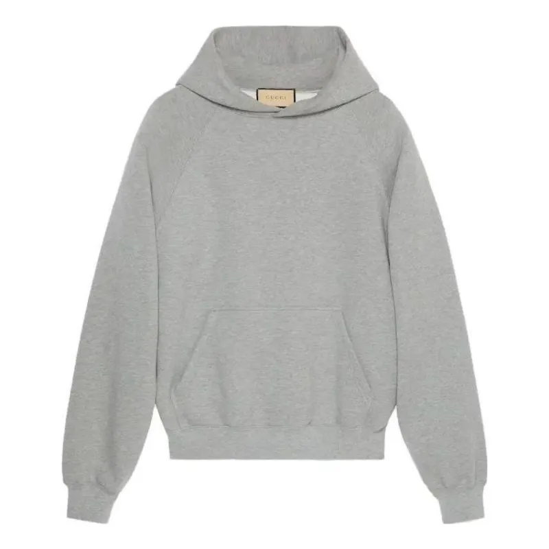 Gucci Cotton Hooded Sweatshirt With Print 'Grey' 768454-XJF3Y-1230 sold by KicksCrew