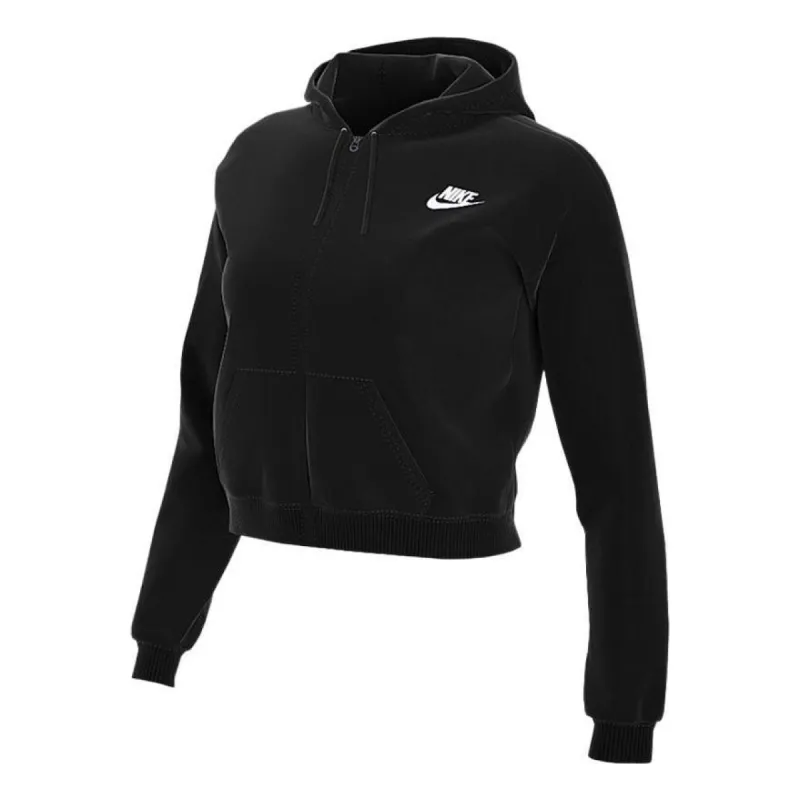 (WMNS) Nike Sportswear Logo Hoodie 'Black' CV8619-010 sold by KicksCrew