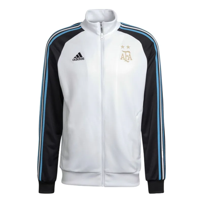 adidas 2022-2023 Argentina DNA Track Top 'White' HF3955 sold by KicksCrew