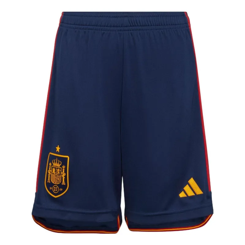 (GS) adidas Spain 22 Home Shorts 'Blue' HF1415 sold by KicksCrew