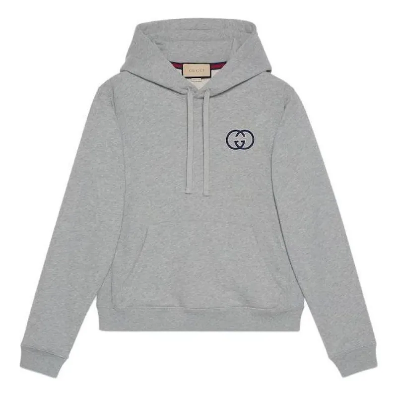 Gucci Cotton Jersey Hooded Sweatshirt 'Grey' 756649-XJFWA-1037 sold by KicksCrew