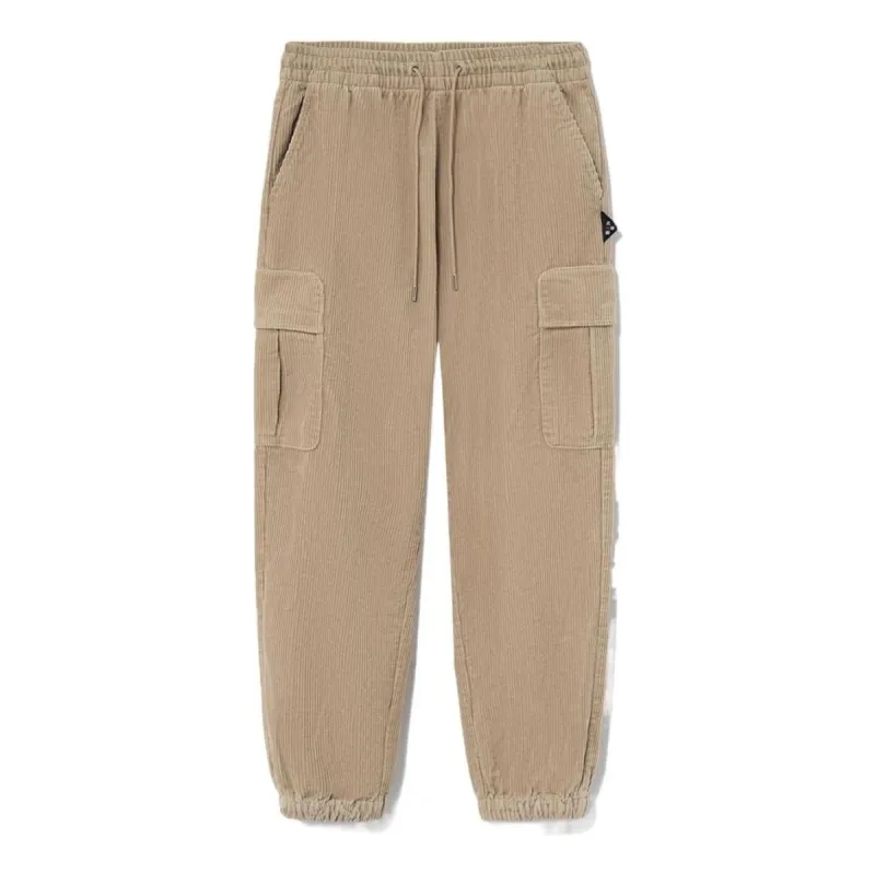 Li-Ning BadFive Woven Cargo Joggers Pants 'Khaki' AKXS069-1 sold by KicksCrew