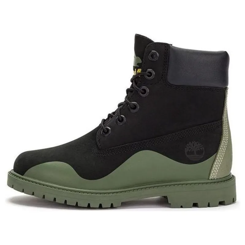 (WMNS) Timberland Heritage LNY 6 Inch Boots 'Black' A5NB9W sold by KicksCrew