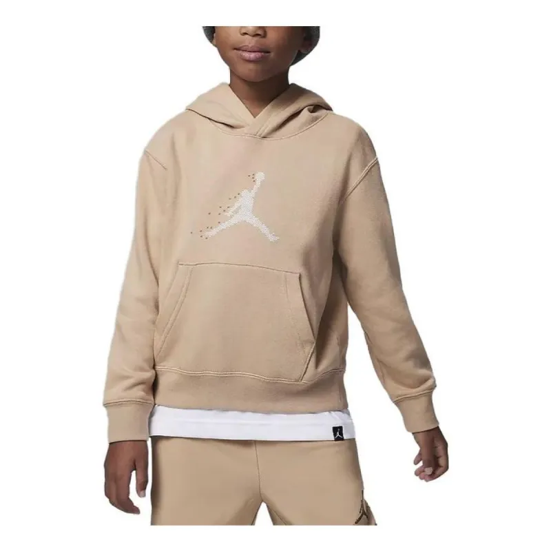 (PS) Air Jordan Essentials Holiday Logo Hoodie 'Hemp' FV5651-200 sold by KicksCrew