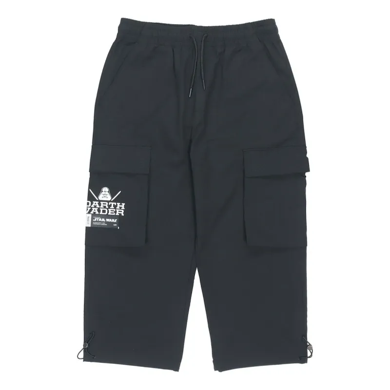 Li-Ning x Star Wars Graphic Cropped Pants 'Dark Grey' AKQR115-2 sold by KicksCrew