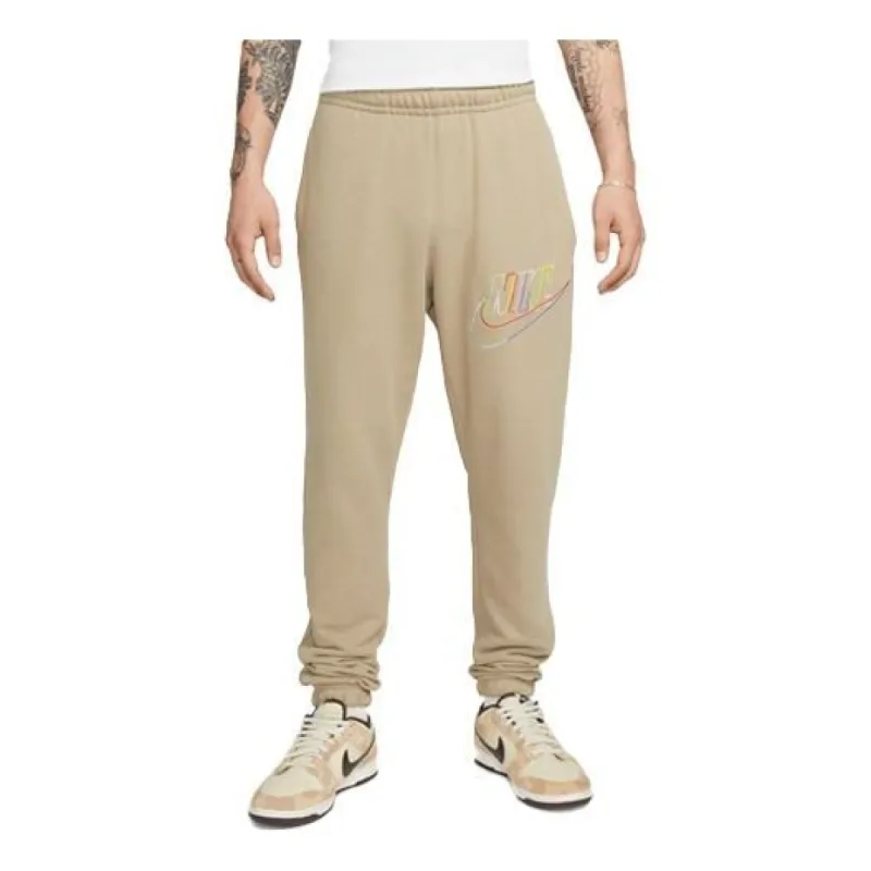 Nike Club Fleece French Terry Pants 'Khaki' DX0800-247 sold by KicksCrew