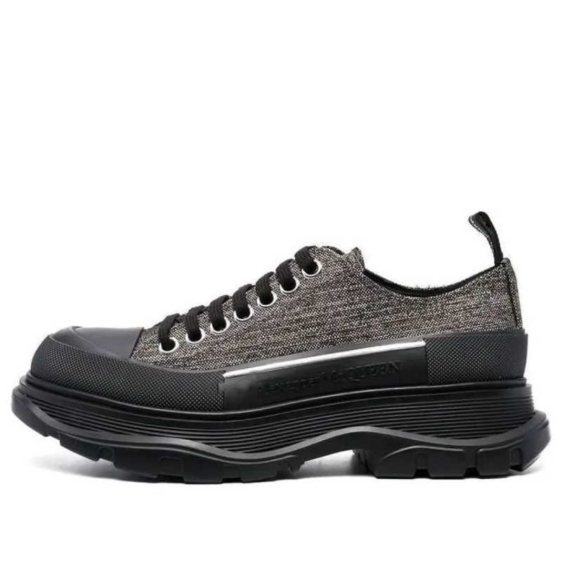(WMNS) Alexander McQueen Tread Slick Sneakers 'Brown Black' 718376W4US28163 sold by KicksCrew
