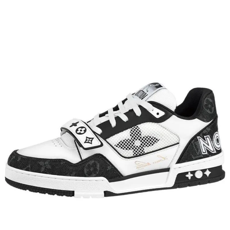 LOUIS VUITTON LV Trainer 'White Black Velcro' 1A9ZB0 sold by KicksCrew