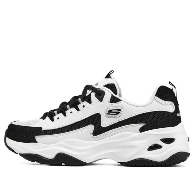 (WMNS) Skechers DLITES 4.0 'White Black' 896114-WBK sold by KicksCrew