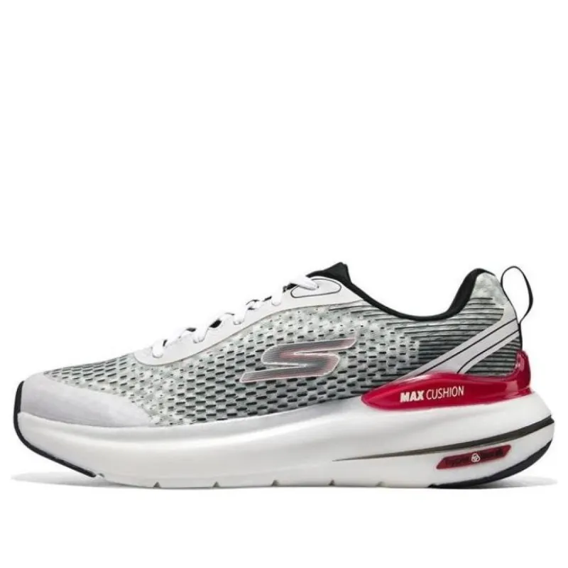 Skechers Max Cushioning Hyper Burst 'White Black Red' 220651-WTBK sold by KicksCrew