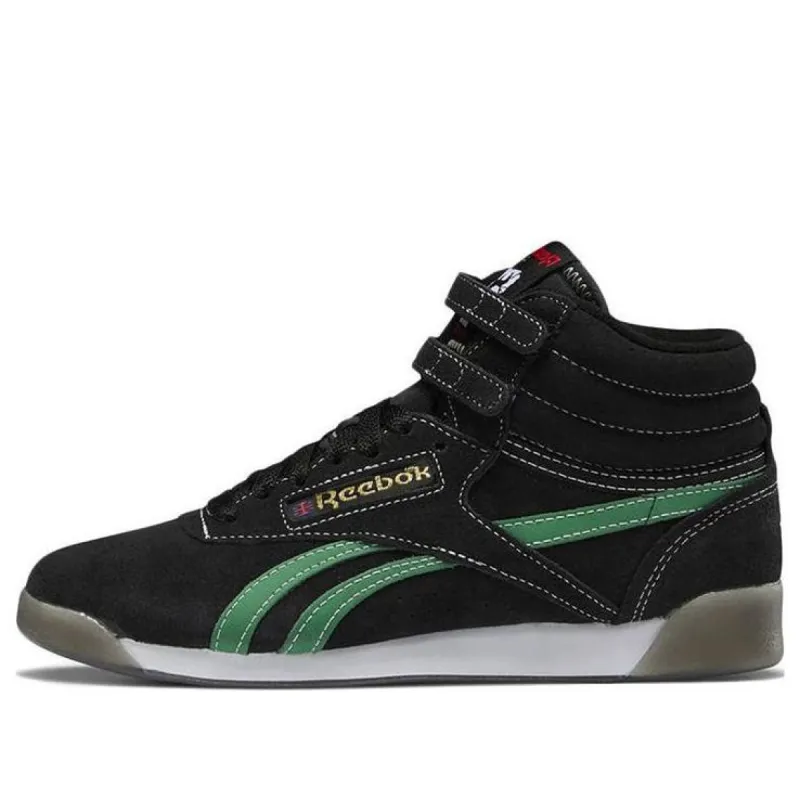 (WMNS) Reebok Freestyle High 'Human Rights Now! - Black Green' HQ4141 sold by KicksCrew