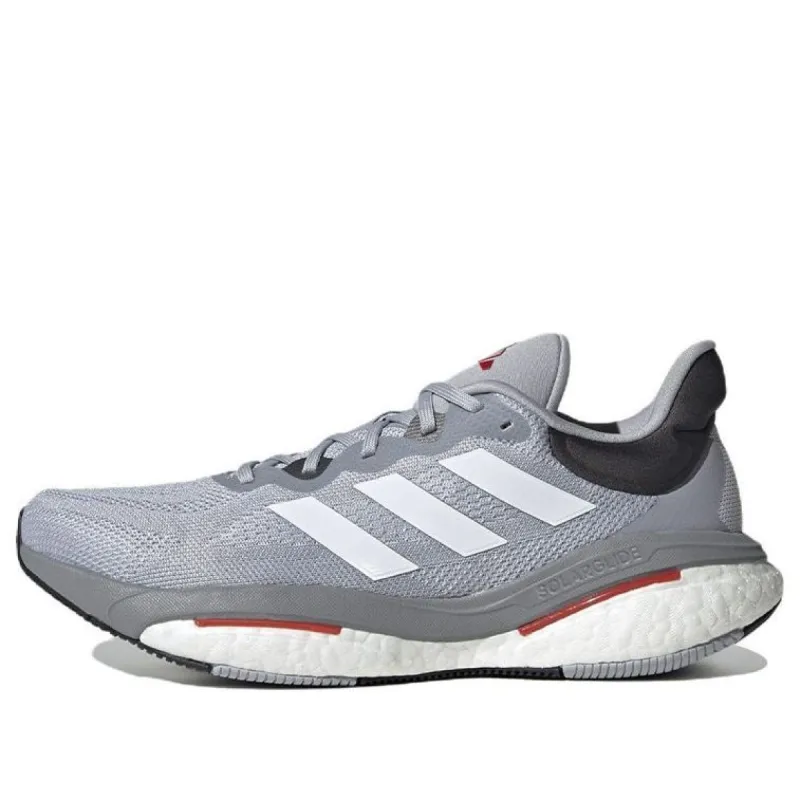 Adidas SolarGlide 6 'Halo Silver Scarlet' HP9813 sold by KicksCrew