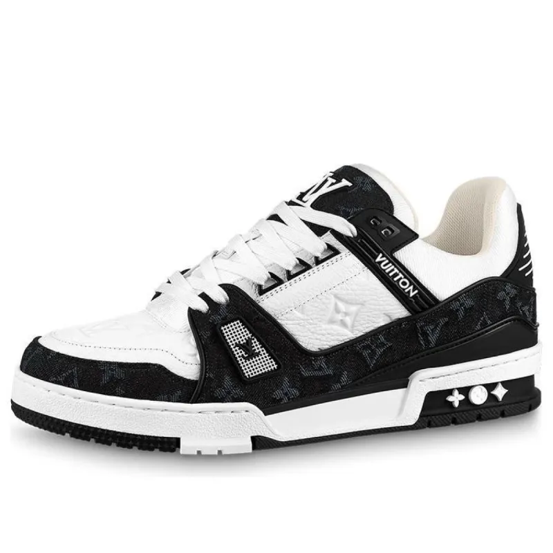 LOUIS VUITTON LV Trainer 'White Black Panda' 1A9JG9 sold by KicksCrew