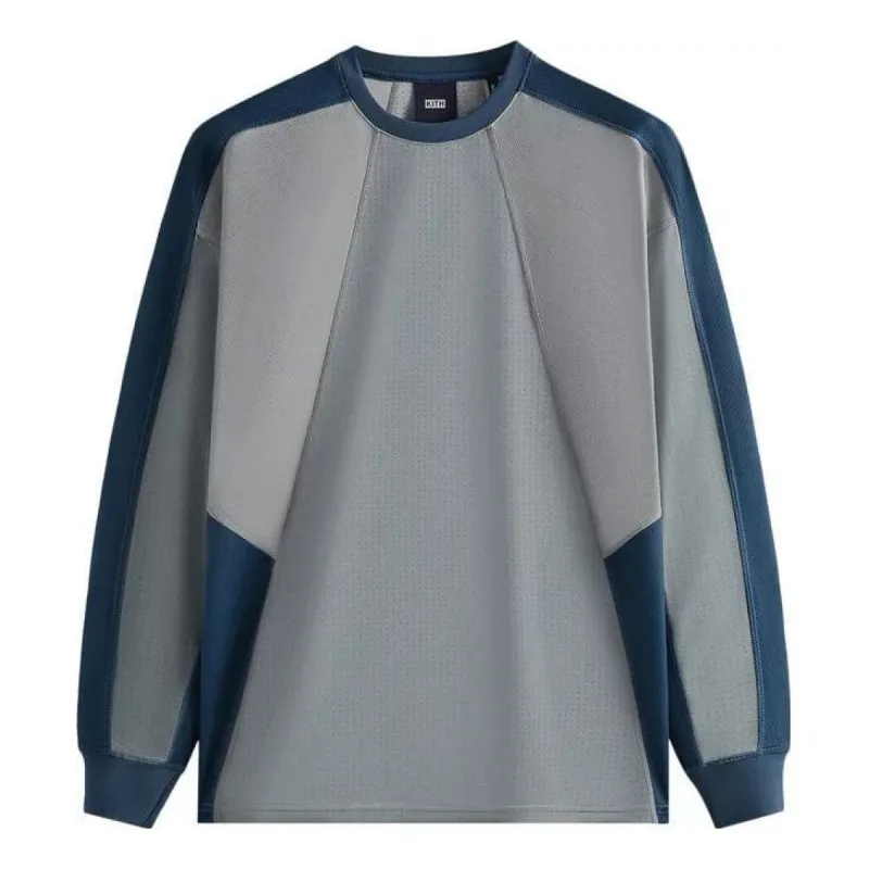 KITH Long-Sleeve Panelled Otto Tee 'Cavan' KHM030957-326 sold by KicksCrew