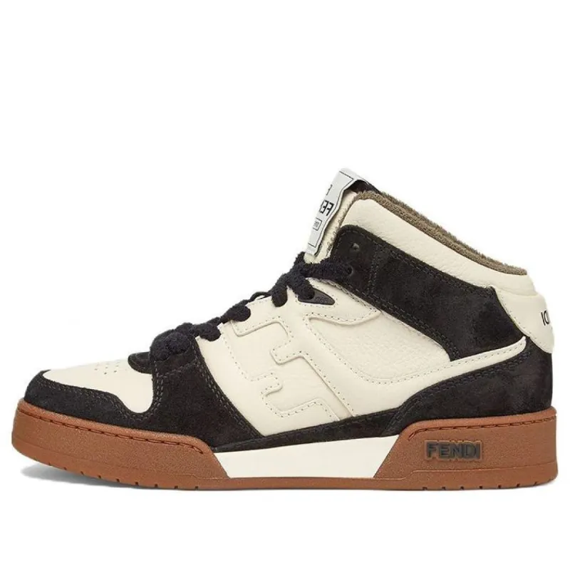 (WMNS) FENDI Match High Top 'Black White Cream' 8E8358AHH2F1FZB sold by KicksCrew