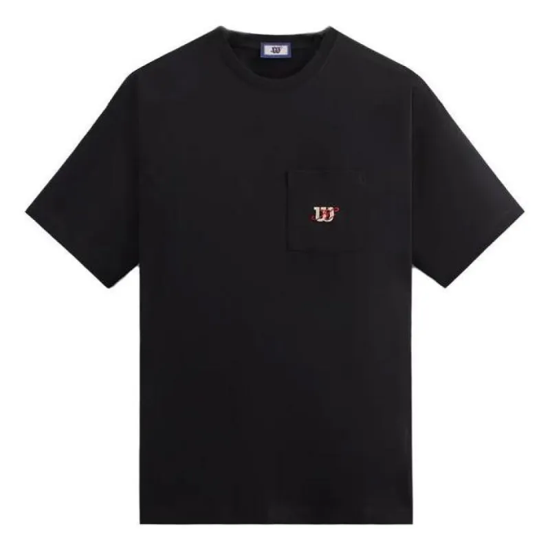 KITH x Wilson Eiffel Tower Tee 'Black' KHM031199-001 sold by KicksCrew