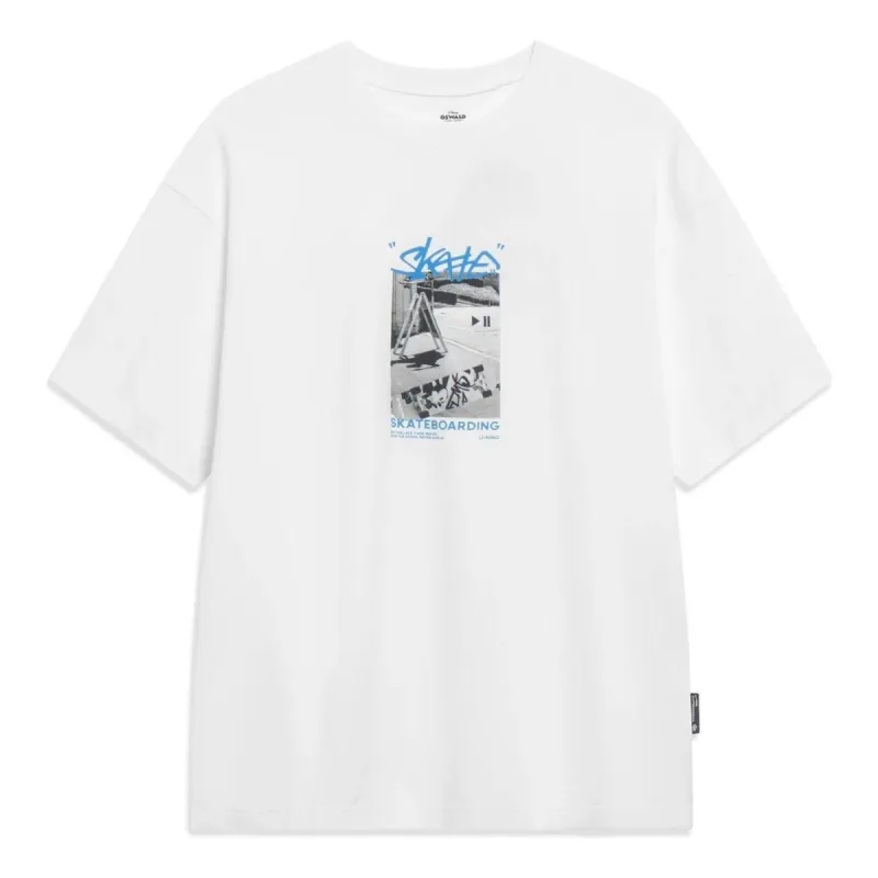 Li-Ning x Disney Oswald Graphic T-shirt 'White' AHST309-6 sold by KicksCrew