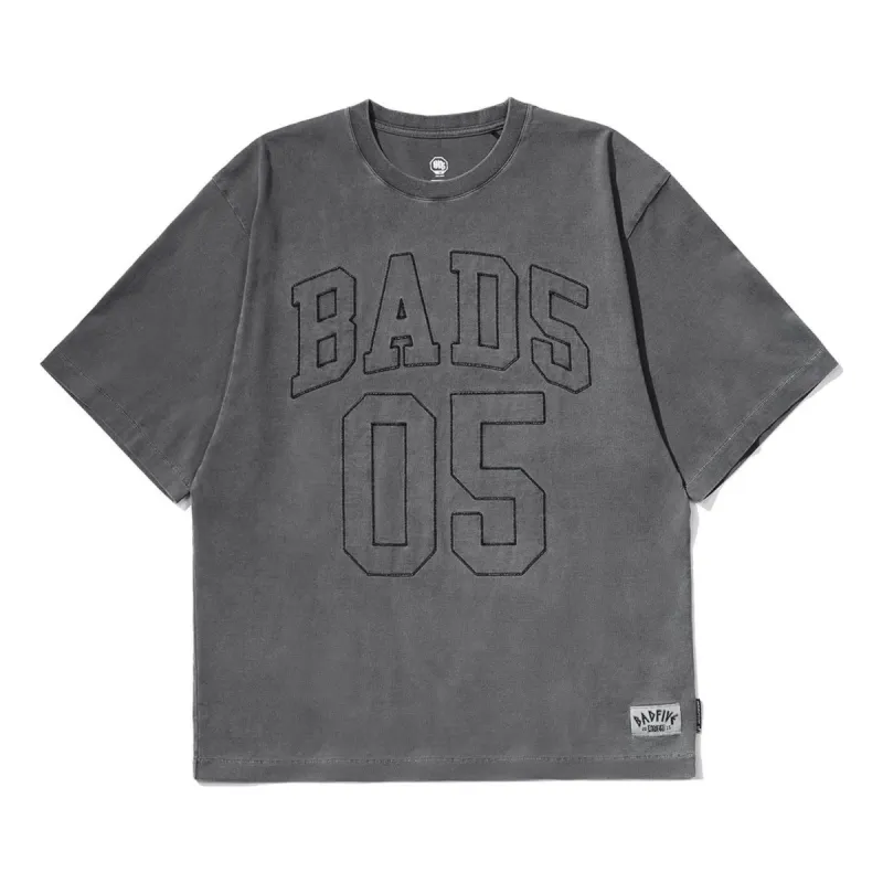 Li-Ning BadFive Logo Number Loose Fit T-shirt 'Washed Black' AHST293-3 sold by KicksCrew
