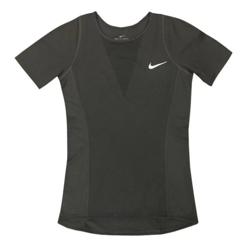 (WMNS) Nike Dri-FIT One Short Sleeve Top 'Grey' 938439-010 sold by KicksCrew