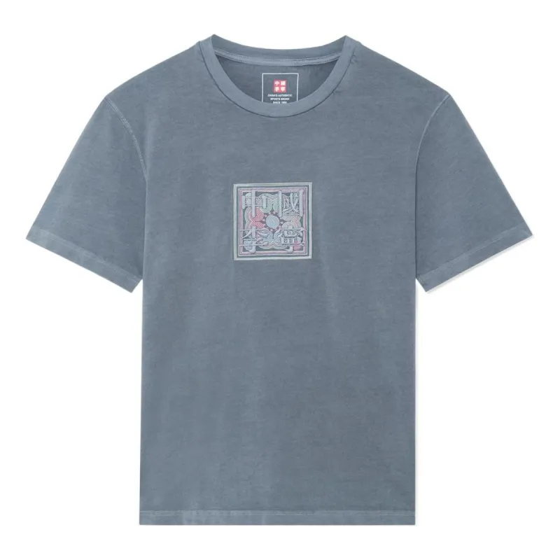 Li-Ning Box Logo T-shirt 'Grey' AHSS144-1 sold by KicksCrew