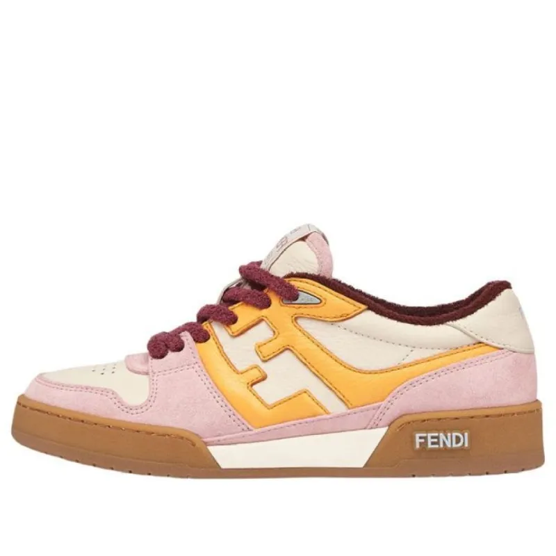 (WMNS) FENDI Match Low Top 'Pink Yellow' 8E8252AI1NF1H1C sold by KicksCrew