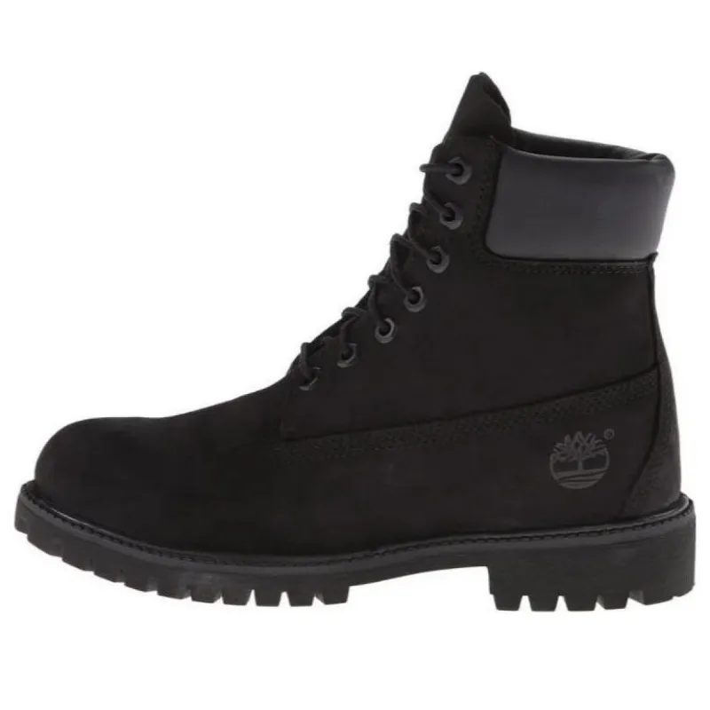 (WMNS) Timberland Premium 6-Inch Waterproof Boot 'Black Nubuck' TB08658A sold by KicksCrew