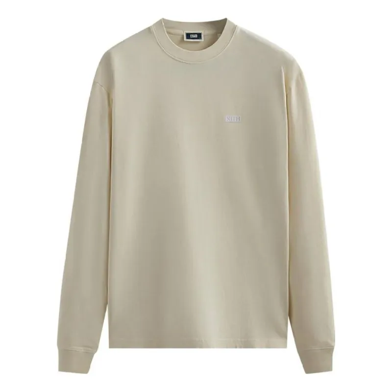 KITH Long-Sleeve Lax Tee 'Sandrift' KHM030632-104 sold by KicksCrew