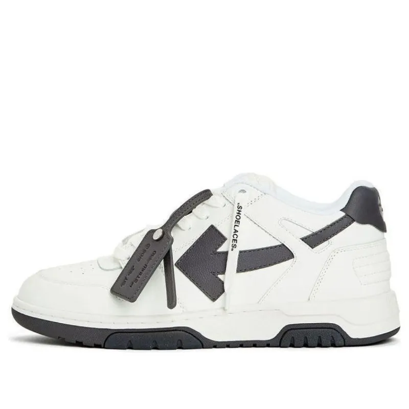 Off-White Out Of Office Calf Leather Sneaker 'White Black' OMIA189S23LEA0010107 sold by KicksCrew