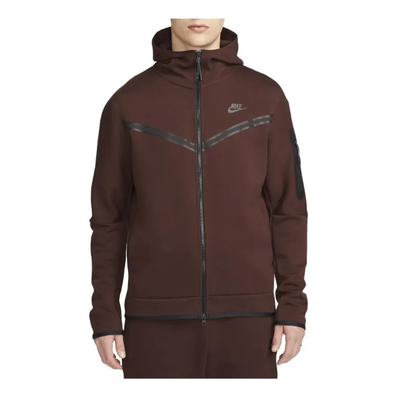 Nike Sportswear Tech Fleece Full-Zip Hoodie 'Earth Black' CU4489-227 sold by KicksCrew