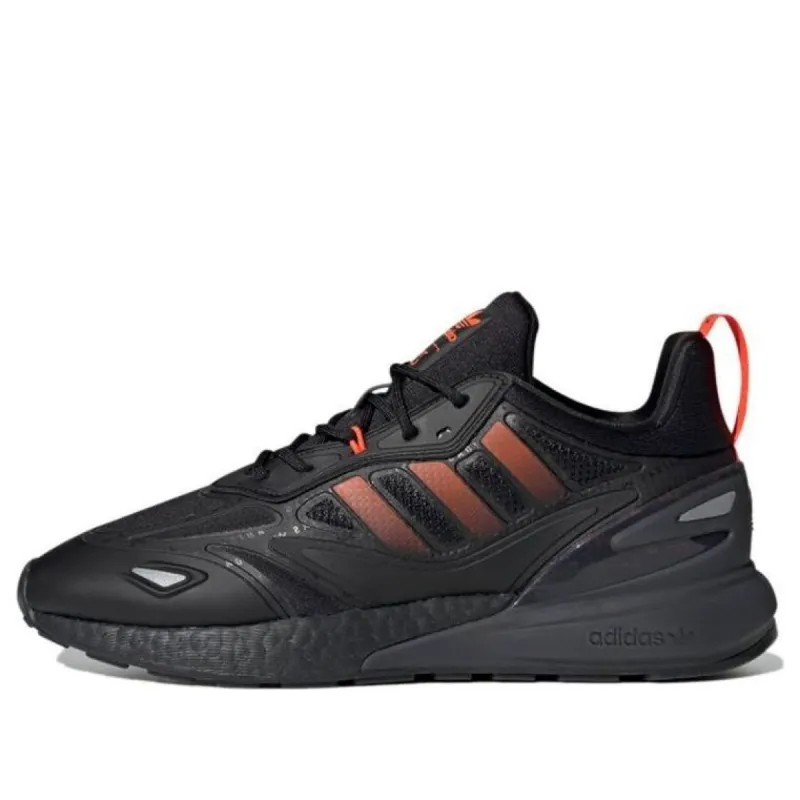 Adidas ZX 2K Boost 2.0 'Black Solar Red' GZ9087 sold by KicksCrew