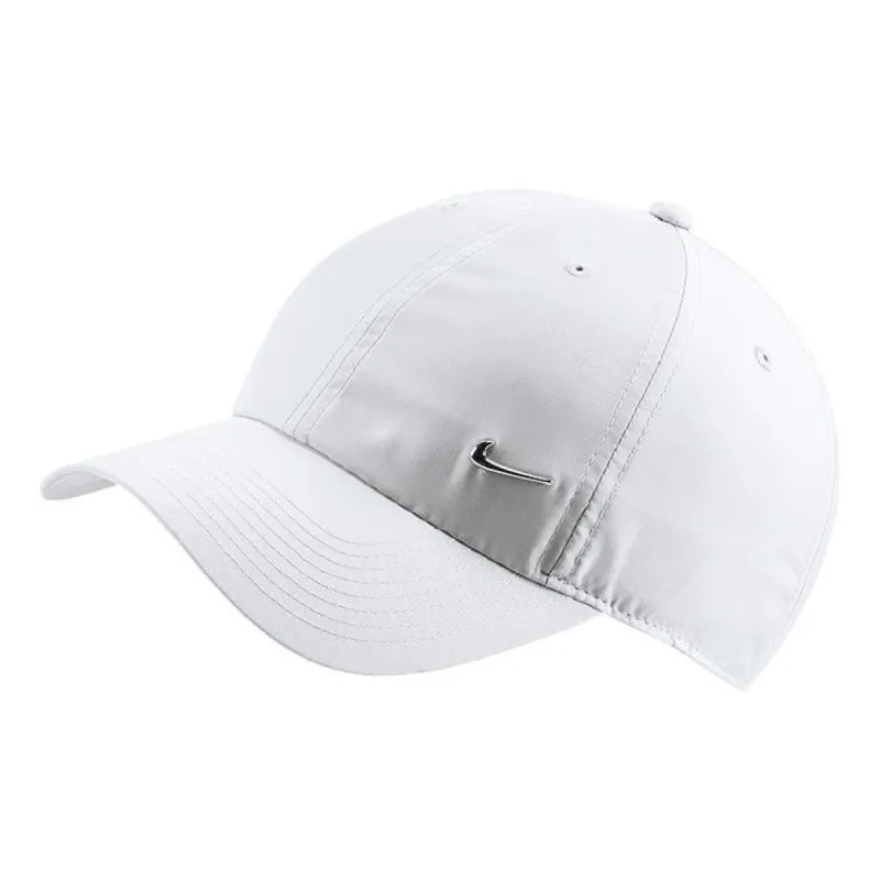 Nike Heritage 86 Metal Swoosh Cap 'White' 943092-100 sold by KicksCrew