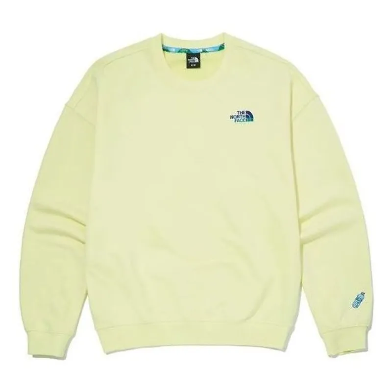 THE NORTH FACE Essential Overfit Eco Sweater 'Yellow' NM5MM05B sold by KicksCrew