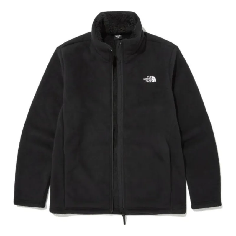 THE NORTH FACE SS22 Logo Fleece Jacket 'Black' NJ4FN60A sold by KicksCrew