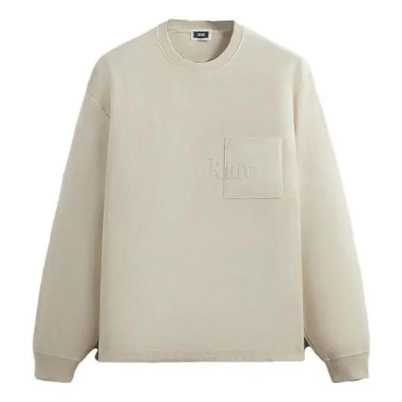 KITH Long-Sleeve Quinn Tee 'Sediment' KHM031552-262 sold by KicksCrew