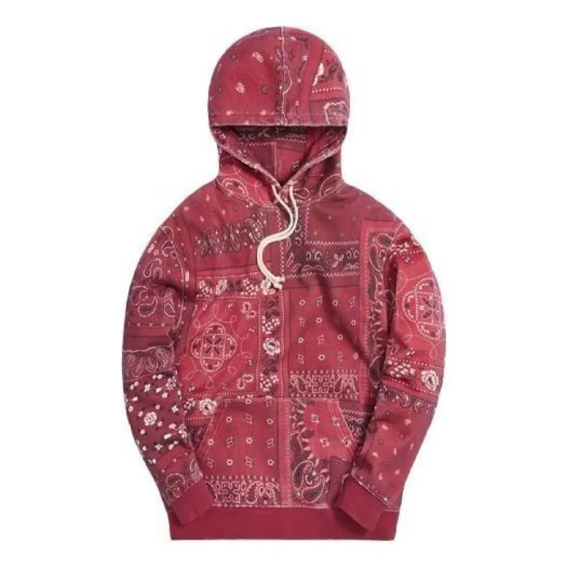 KITH Deconstructed Bandana Williams III Hoodie 'Pyre' KH2652-608 sold by KicksCrew