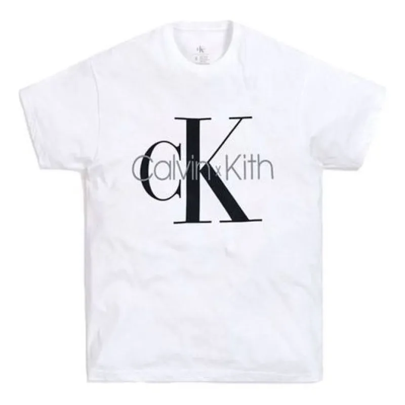 KITH For Calvin Klein Tee 'White' KH3841-101 sold by KicksCrew