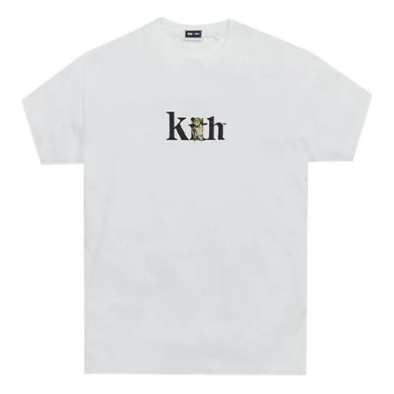 KITH x STAR WARS Yoda Serif Tee 'White' KHM030193-101 sold by KicksCrew
